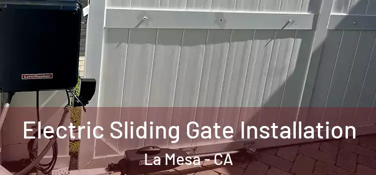 Electric Sliding Gate Installation La Mesa - CA